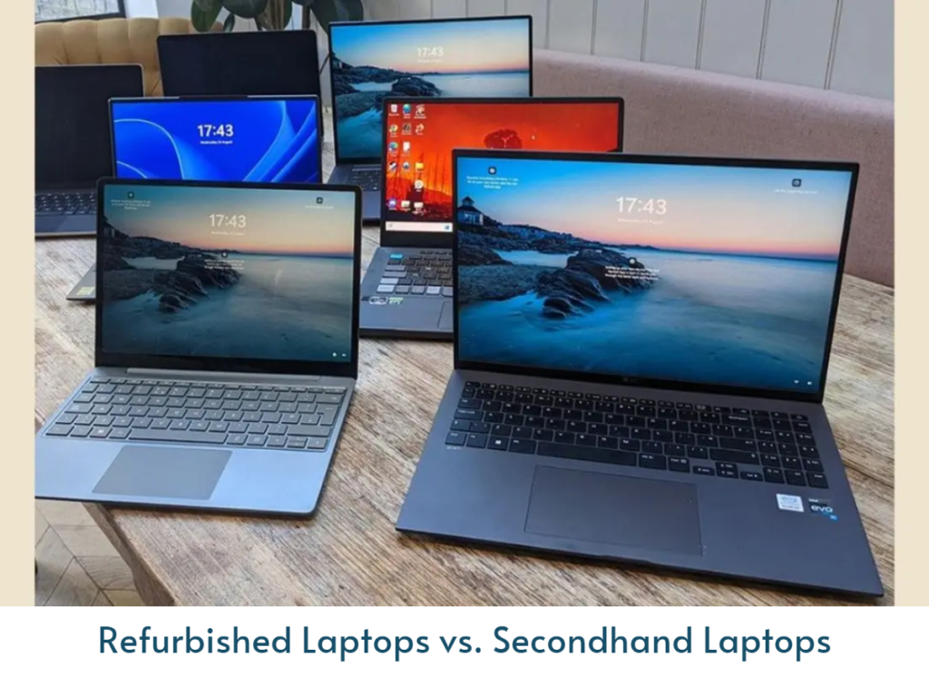 Refurbished Laptops vs. Secondhand Laptops